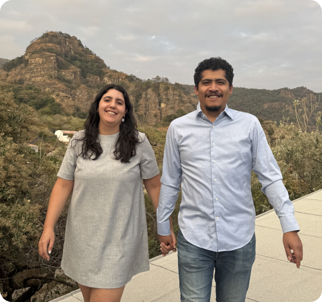 Foto de la pareja